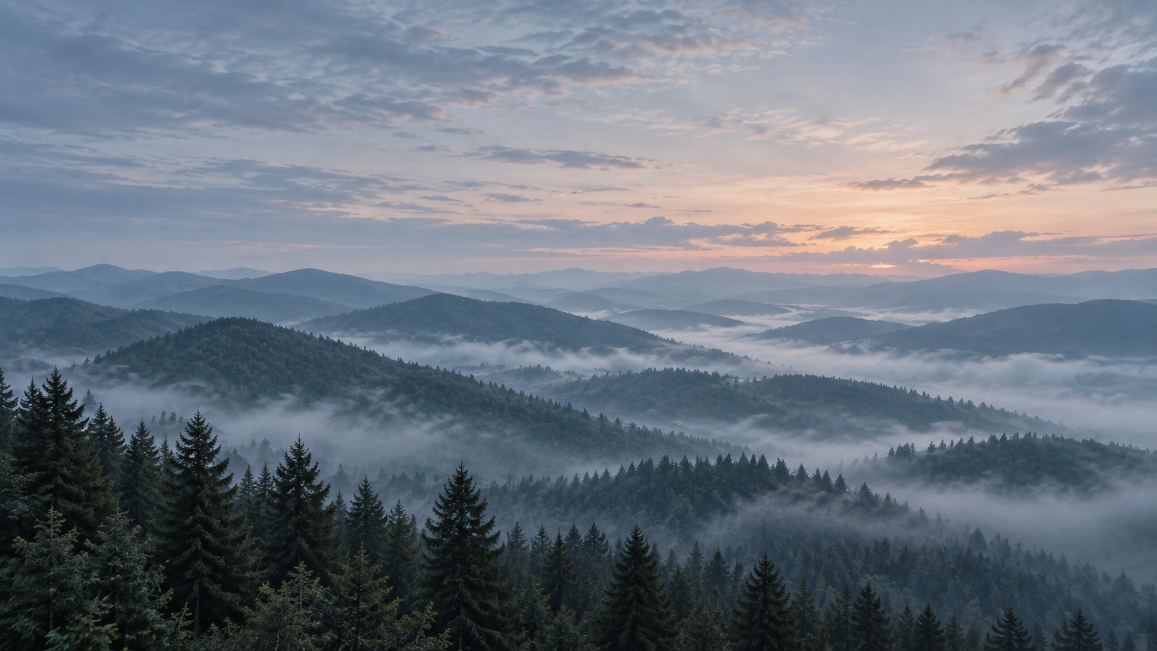 Layered mountain ridges fading into the distance. About or editorial section image.