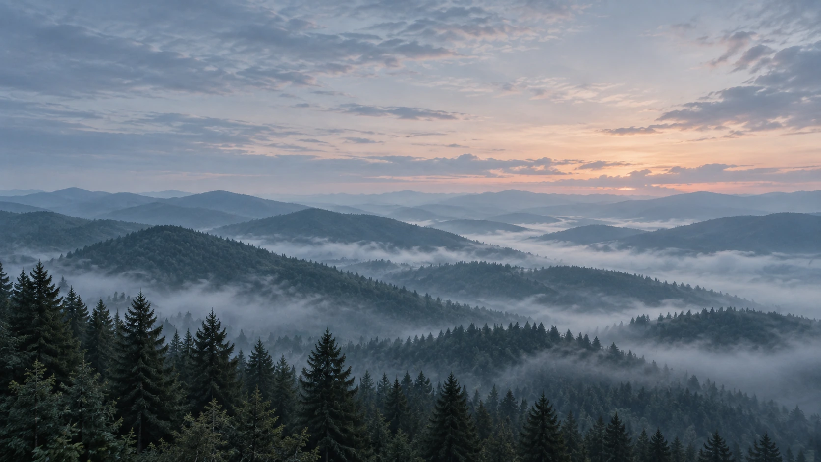 Layered mountain ridges fading into the distance. About or editorial section image.