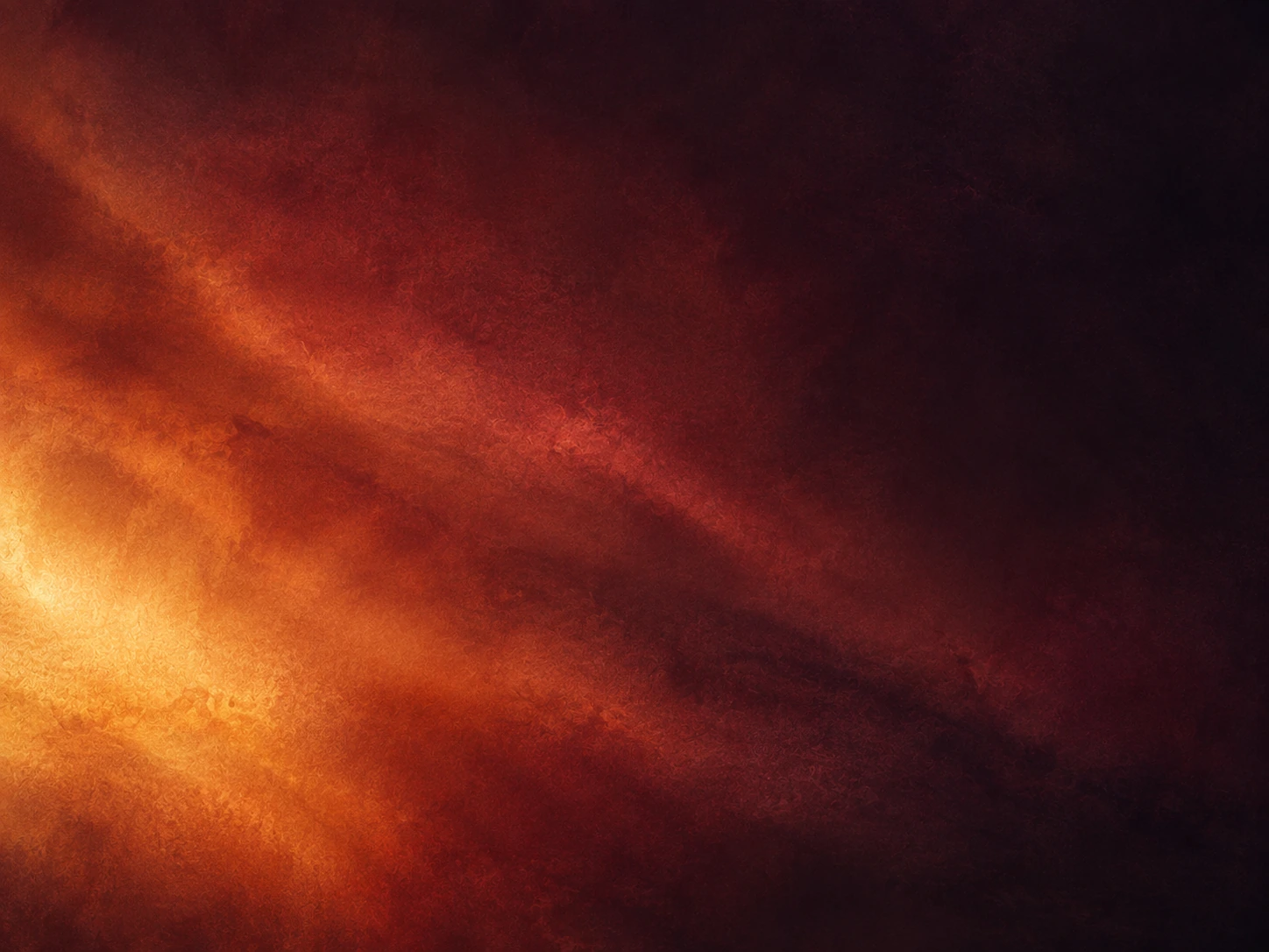 A soft afterglow in deep burgundy tones. Detail image beside feature or story text.