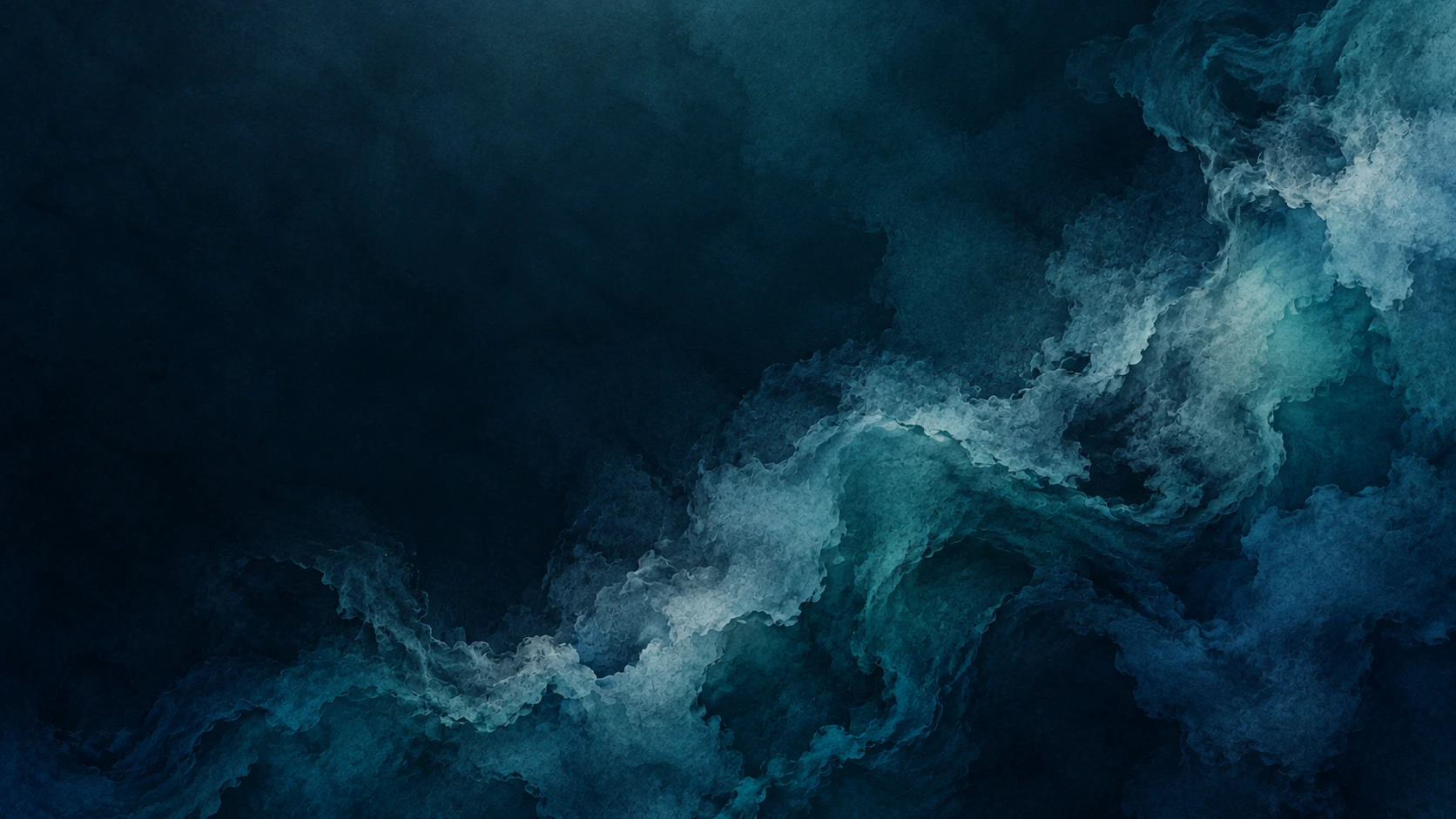 Deep indigo washes flowing like ink through water. Secondary color treatment within the same collection.