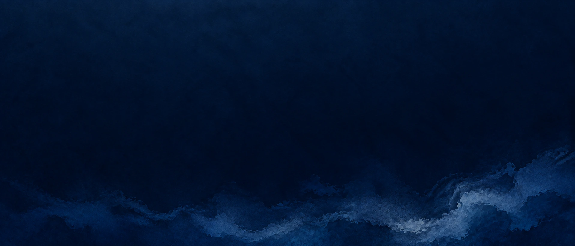 Deep indigo washes flowing like ink through water. Low-detail section background or divider.