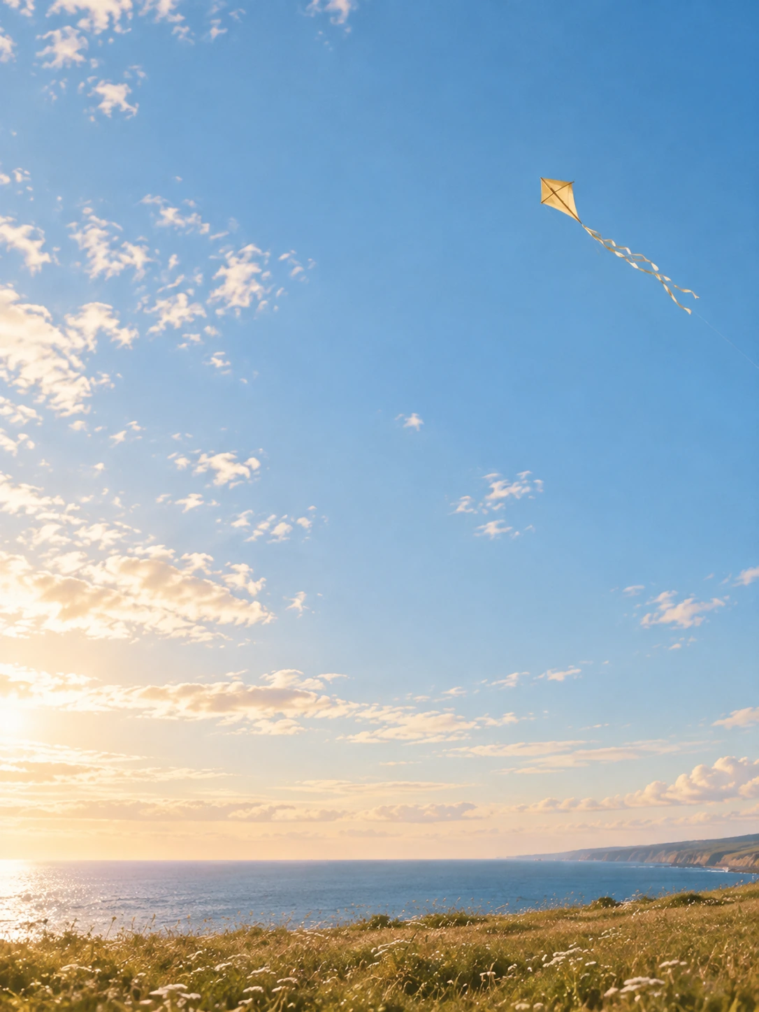 Playful kites and a wide-open sky. Mobile hero or tall editorial panel.