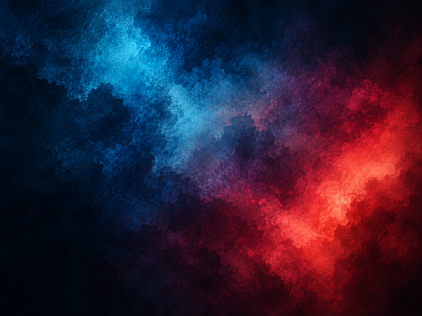 Deep fields of expressive color against midnight. Detail image beside feature or story text.