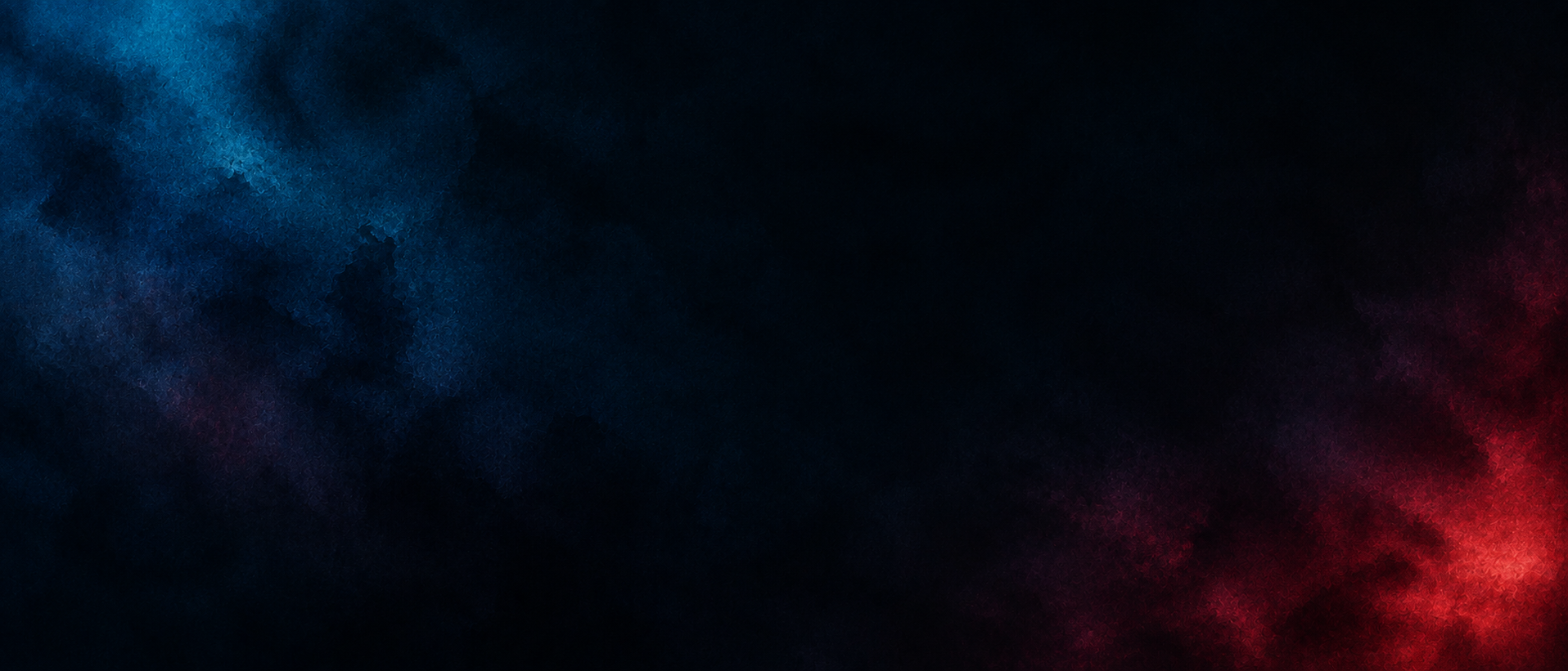 Deep fields of expressive color against midnight. Dark section or closing banner.