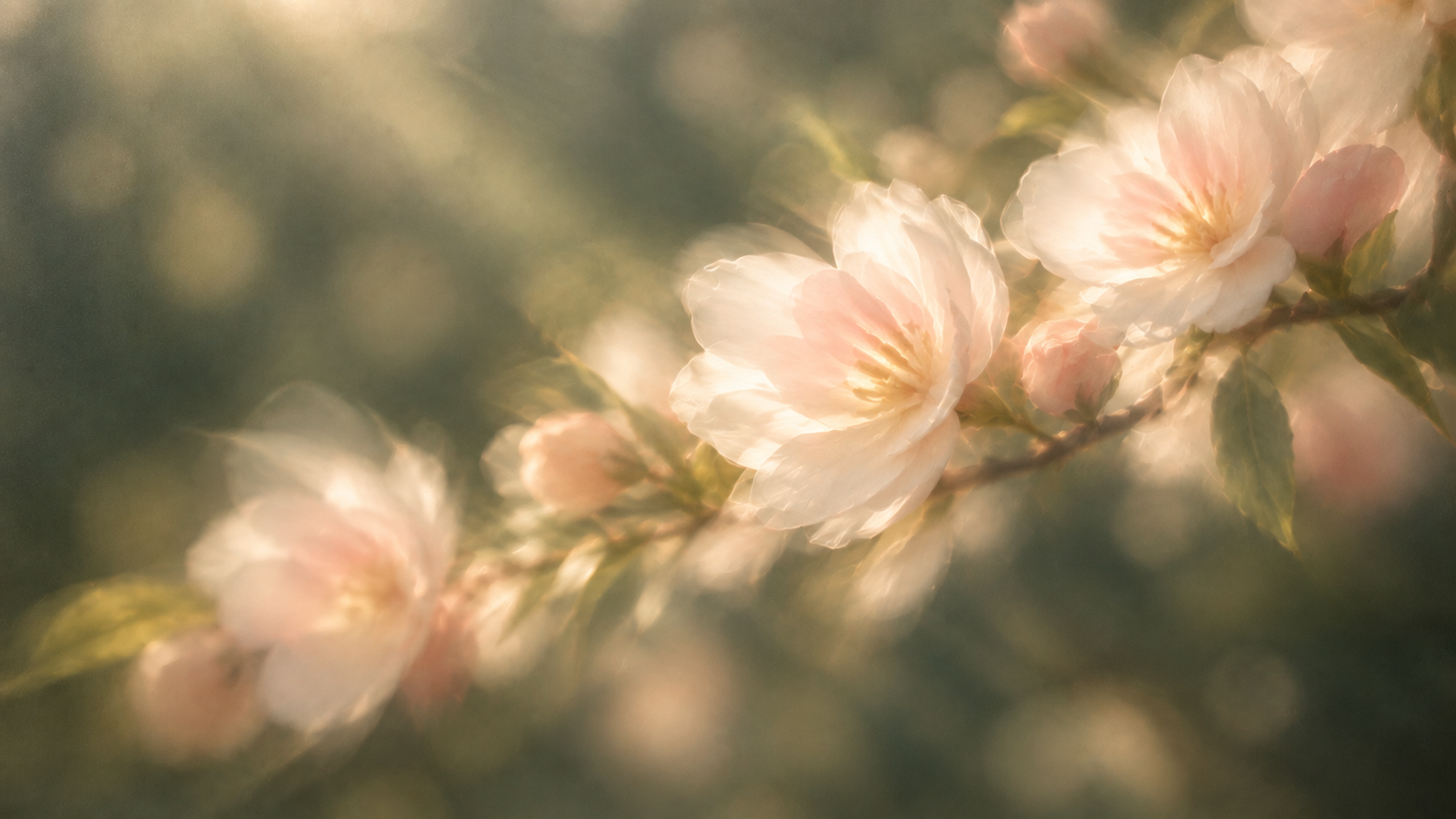Delicate pearl blossoms in soft, luminous light. About or editorial section image.