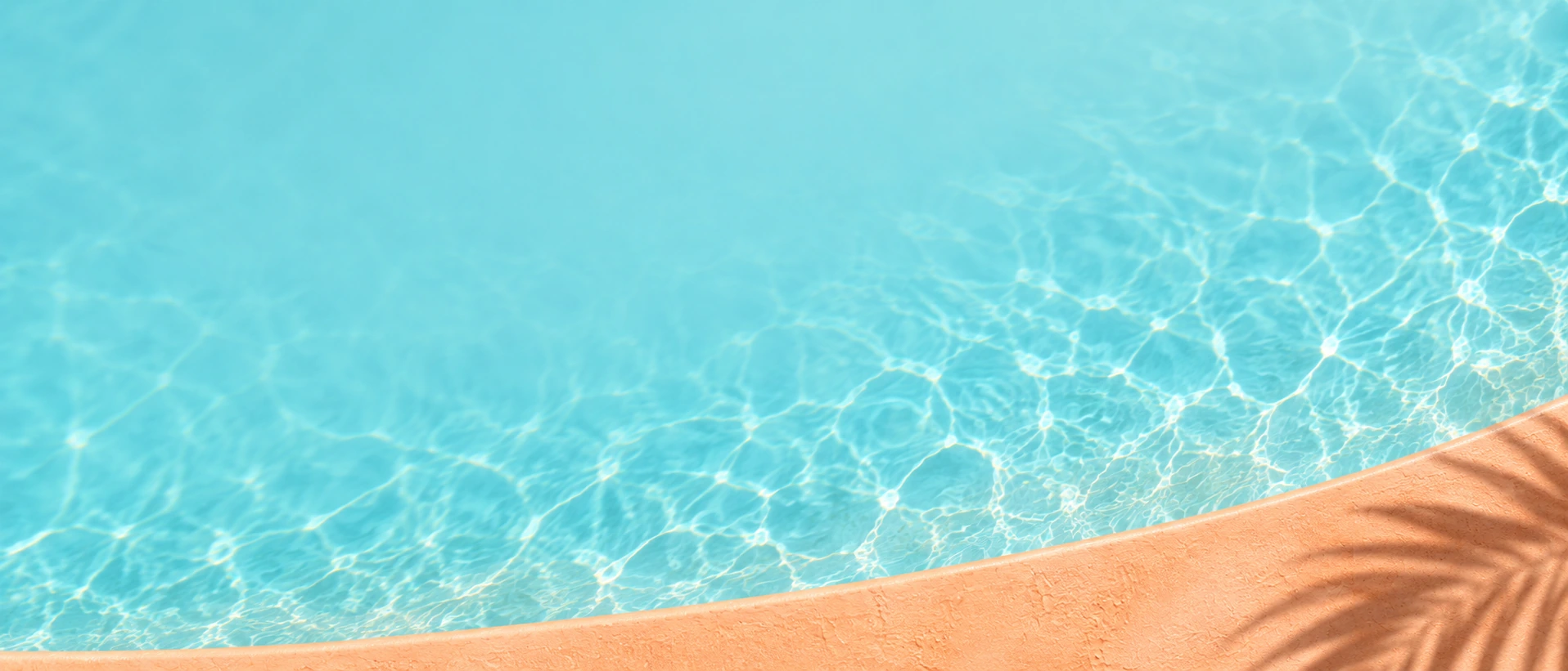Sunlit poolside color with a soft apricot warmth. Quiet divider or quote background.