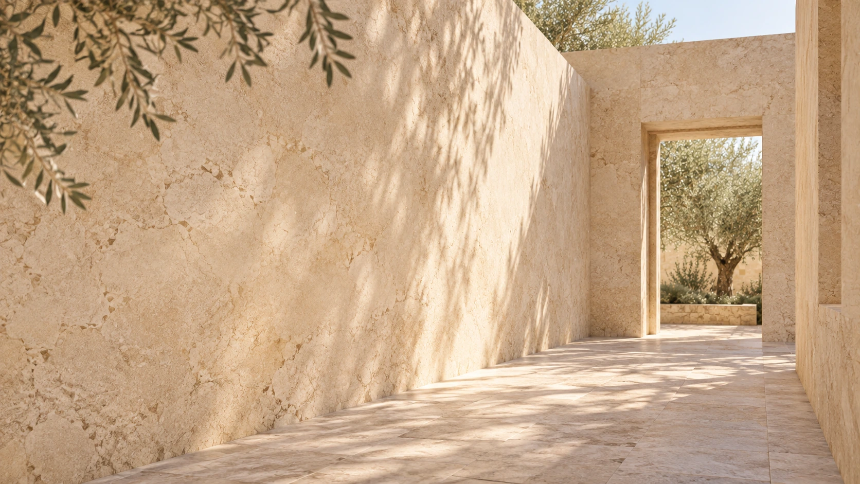 Sunlight, clean architectural lines and restful shadows. About or editorial section image.
