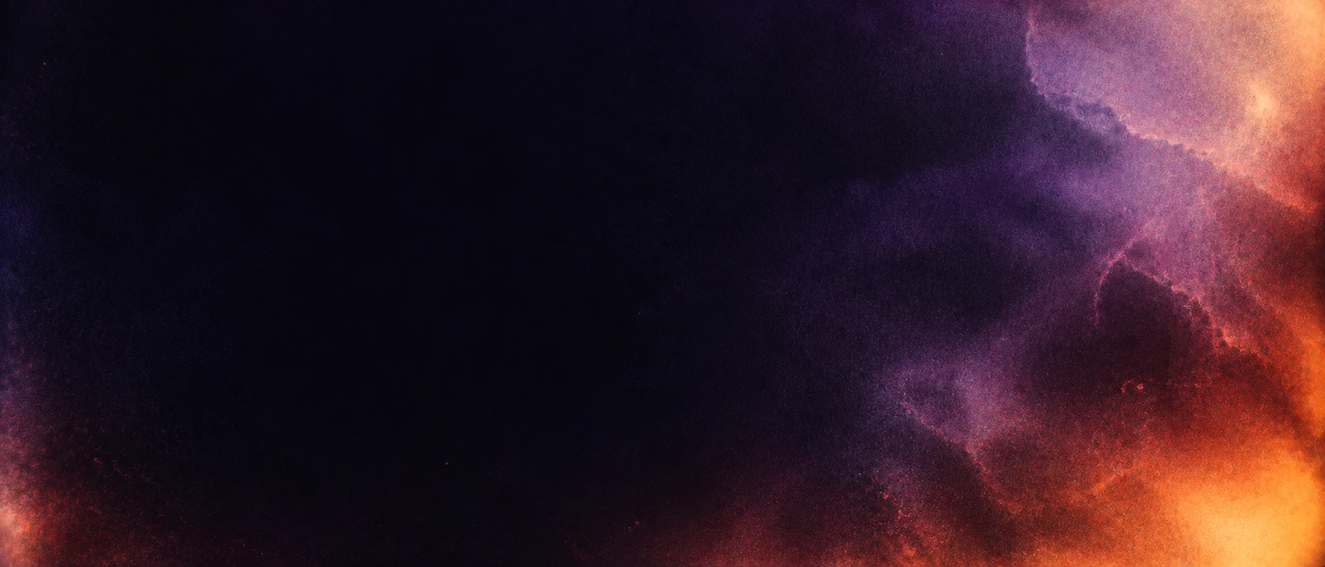 Expressive violet color with the softness of analog film. Alternate hero with copy on left.